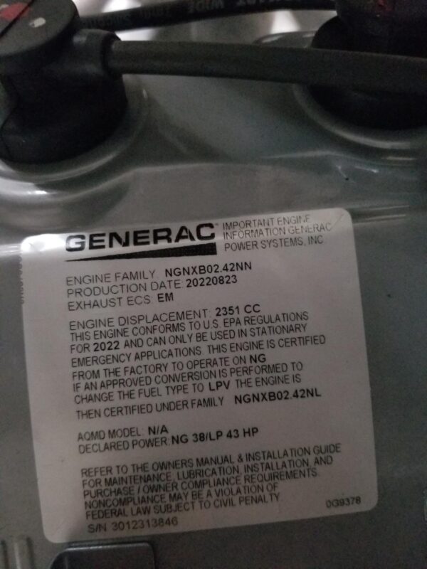 GENERAC 25KW LP/NG - Image 9