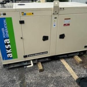 2023 AKSA Power 30kW NG Genset